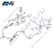 Топливопровод от насоса справа Mercedes W205 AMG C63 (M177) A1770700532