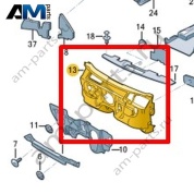 Шумоизоляция перегородки моторного отсека Volkswagen T-Roc Cross 2019-2024 2GM863934B