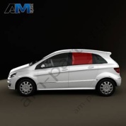 Стекло двери заднее левое A1697350100 для Мерседес B-class W245