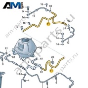 Вентиляционный шланг VAG 07L121086G
