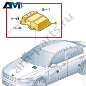 Блок управления подушек безопасности Volkswagen id3 2020-2024 1EA959655
