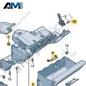 Набор мелких деталей Audi Q7 (4M) 2016-2024 4M1898035