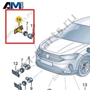 Кронштейн датчика Volkswagen Taigo 2022-2024 2G7919400