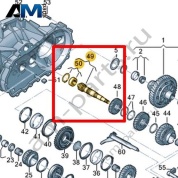 Ведомый вал VAG 0AH311205M