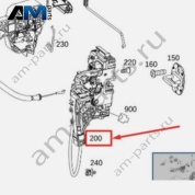 Замок двери передней левой A9077200000 для Mercedes Sprinter W907