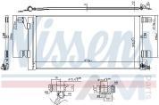 Радиатор кондиционера NISSENS (940752) Audi A4 (B9) 2.0TDI