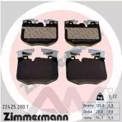 Передние тормозные колодки (22425.200.1) ZIMMERMANN на BMW 7 Серии (G11)