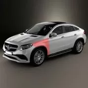 Крыло переднее левое A2928800306 Mercedes GLE-Coupe C292