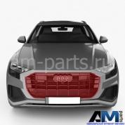 Решетка радиатора на Audi Q8 (матовый хром) 4M8853651ERN4