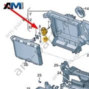 Расширительный клапан Audi A8 (D5) 2018-2024 4N0820679