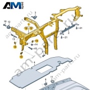 Поперечина передней панели Volkswagen id3 2020-2024 10B857017A