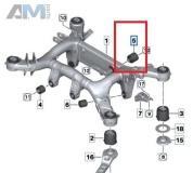 Сайлентблок подрамника задний 33316892574 на BMW X5 (G05) 2018-2023