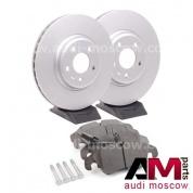 Передние диски и колодки Audi A5 (8T) 2.0TFSI/TDI