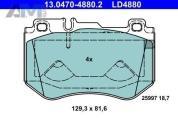 Керамические передние колодки (13.0470-4880.2) ATE для Mercedes C-Class W205 C250 BlueTEC