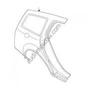 Крыло заднее левое Ауди А4 (В7) (универсал) 8E9809840A