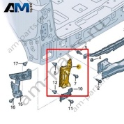 Направляющий профиль Volkswagen id-Buzz 2023-2024 1T3807454B