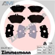 Задние тормозные колодки (22437.165.1) Zimmermann для Mercedes E-Class W213 E200D/E200