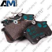 Задние тормозные колодки BREMBO P85017 на Skoda 3U (2001-2008)