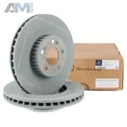 Передние тормозные диски A0004212612 на Mercedes C-Class W205 C250