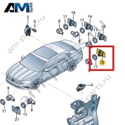Кронштейн датчика Volkswagen Jetta VII 2020-2024 17A919491