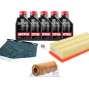 Набор для ТО-1/3 Volkswagen Scirocco 2.0 TFSI 180/220 л.с. с маслом Motul 5W30