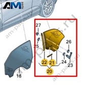 Боковое стекло Volkswagen T-Roc Cabrio 2020-2024 2GC845299