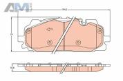 Передние тормозные колодки TRW GDB2158 Audi A4 (B9) 2019-2025