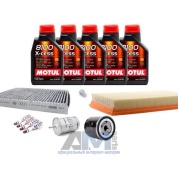 Набор ТО-2/4 для Фольксваген Гольф 4 1.6 FSI 110 л.с. с маслом Motul 5W40