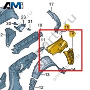 Боковина Volkswagen T-Roc Cabrio 2020-2024 2GC809599