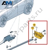 Облицовка порога Volkswagen id4/id5 2021-2024 11A854856