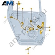 Жгут проводов двери VAG 2G1971693
