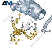 Распределитель ОЖ VAG 06K121406H
