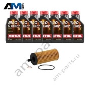 Комплект для промежуточного ТО БМВ Х6 40dX с маслом Motul N57