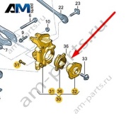 Поворотный кулак Audi Q7 (4M) 2016-2024 4M0505432AE