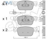Передние тормозные колодки CIFAM 82211250 Audi A4 (B9) 2015-2020