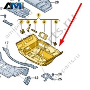 Ниша запасного колеса Audi A8 (D5) 2018-2024 4N0803261B