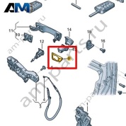 Подкладка Volkswagen Jetta VII 2020-2024 17A837088