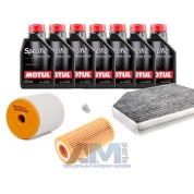 Комплект для ТО-1/3 для Audi A6 C7 3.0TDI (2015-2018) с маслом Motul 5W30