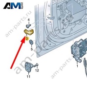 Подкладка Audi A8 (D5) 2018-2024 4N0837278