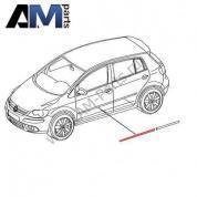 Молдинг двери передний левый Гольф Плюс 2009-н.в. 5M0853515A9B9