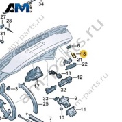 Упор крышки багажника 8W9827239 на Audi A3 (8Y) 2020-2026