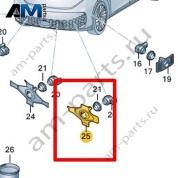 Кронштейн датчика Volkswagen id-Buzz 2023-2024 1T3919493