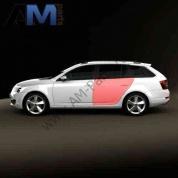 Задняя левая дверь Skoda Octavia A7 Combi 5E9833051