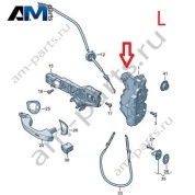 Замок передней левой двери Volkswagen Тигуан 2SG837015