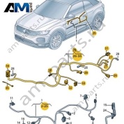 Жгут проводов для обивки двери Volkswagen T-Roc Cabrio 2020-2024 2GC971153B