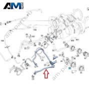 Топливопровод регенерации слева на Mercedes W222 AMG S63 (M177) A1770103300