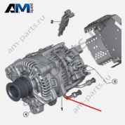 Стартер-генератор BMW 7 серия (G11/G12 LCI) 2019-2022 730d (B57P) 12318490539