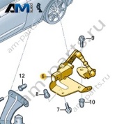 Датчик дорожного просвета сзади 5WD512521A на Audi A3 (8Y) 2020-2026
