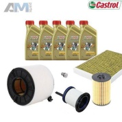 Комплект неоригинальных фильтров и моторное масло LL3 5W30 504/507 для ТО-2/4 Audi A4 (B9) рестайлинг 30TDI (2.0TDI)