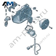 Механизм зеркала левый Ауди A7 (4K) 2018-2026 4K8857409H9B9